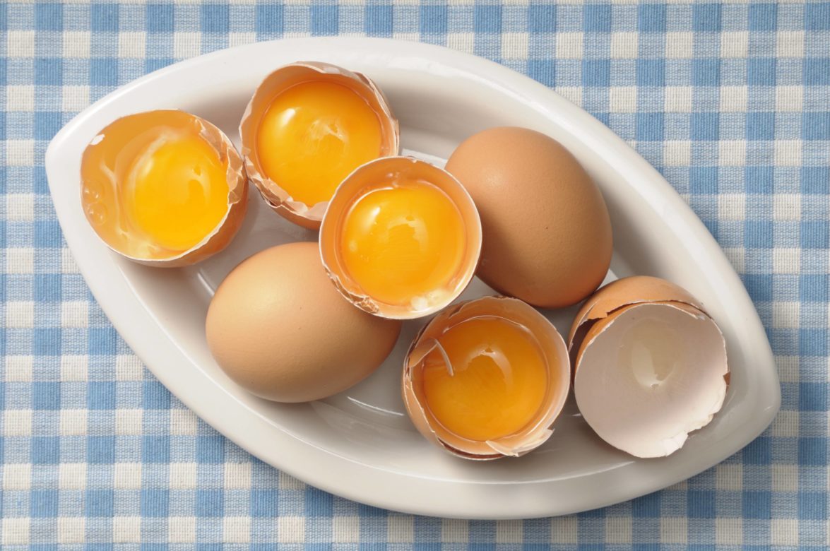 Open eggs